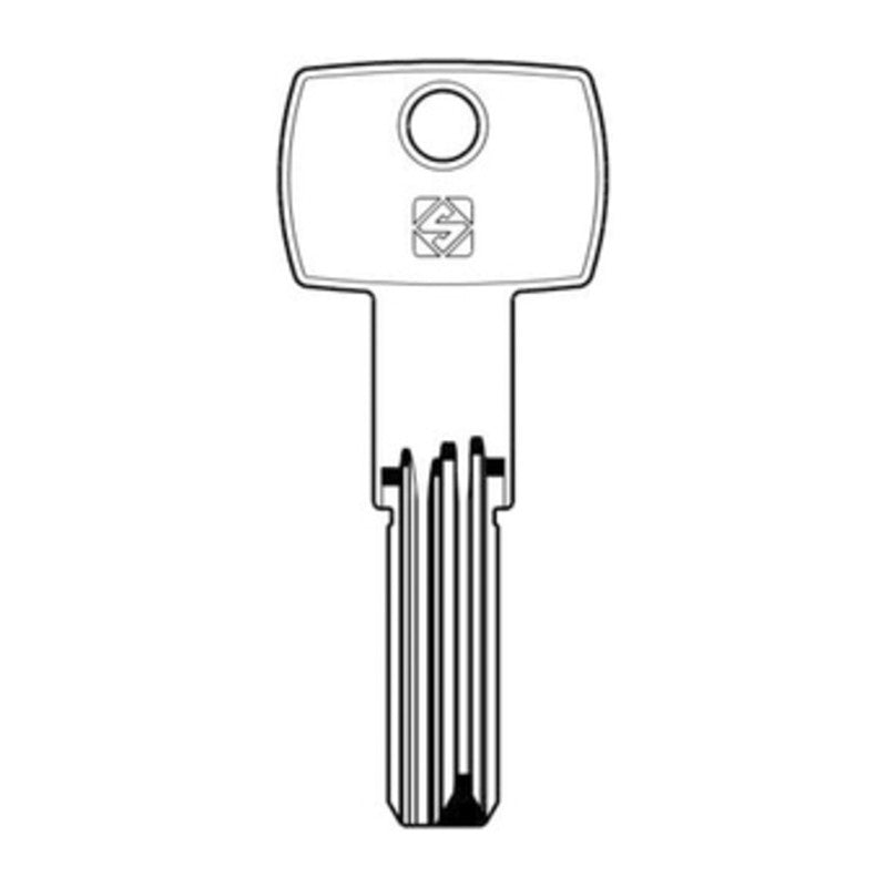 Q.TA' 10 SILCA CB97 CHIAVE PUNZONATA OTTONE