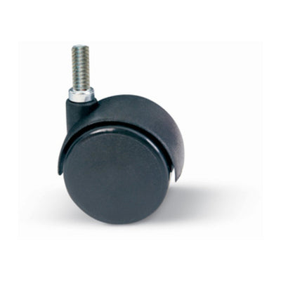 Q.TA' 4 RUOTA NYLON GEMELLARE D 30 MM PERNO 8MAX12 MM*