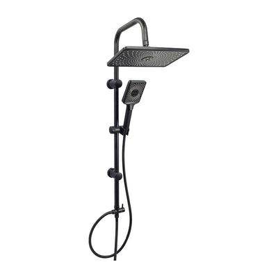 Q.TA' 1 COLONNA DOCCIA C/SOFF E DOCC LX-4002 NERO OP GROEN