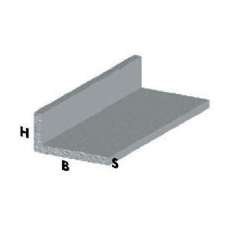 Q.TA' 5 PROFILO ARGENTO H.100 CM ELLE 15X10X1 MM