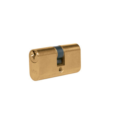 Q.TA' 1 VIRO 0745 CILINDRO OVALE 27-27 OTTONE C/3CH PROFILO