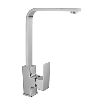 Q.TA' 1 SERIE ELEGANT MISCELATORE LAVELLO CANNA ALTA CROMATO