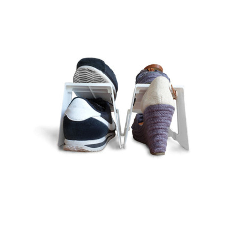 Q.TA' 1 PORTASCARPE FLIP FLAP CONF 6 BIANCO