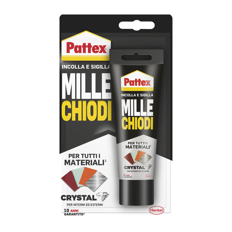 Q.TA' 12 PATTEX MILLECHIODI CRYSTAL TUBETTO 90 G