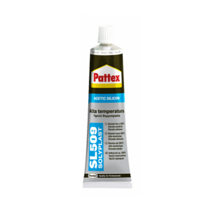 Q.TA' 1 PATTEX SILICONE ALTA TEMP. SL509 ROSSO 70 ML TUBETTO