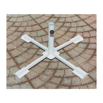 Q.TA' 1 C BASE P/OMBRELLONE IN ACCIAIO A CROCE