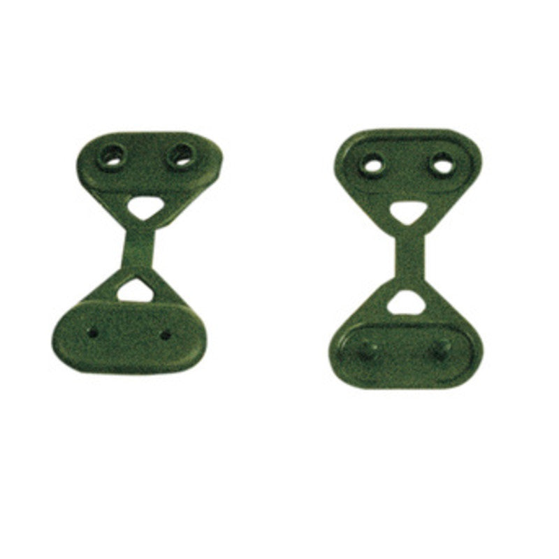 Q.TA' 1 CONF 10 CLIPS GREEN BOTTONS P/RETE OMBREGGIANTE