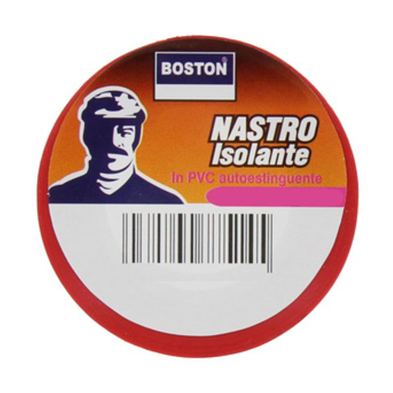 Q.TA' 10 BOSTON NASTRO ISOLANTE ROSSO 15MMX10M