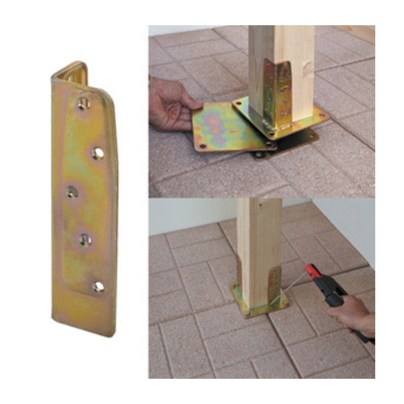 Q.TA' 8 PIASTRA 800/ALA P/SUPPORTO RINF ACC TROP 40X40X140MM