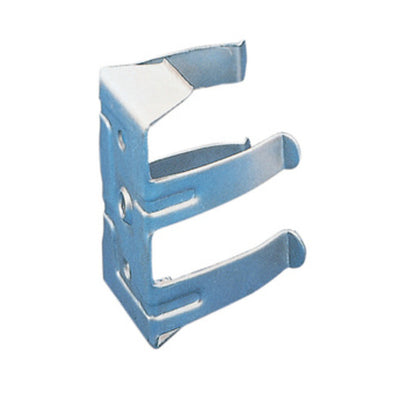 Q.TA' 50 GANCIO ACCIAIO ZINCATO P/ZOCCOLO LEGNO*