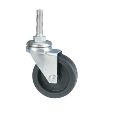 Q.TA' 20 RUOTA MOBILE D 50 MM GOMMA 220/B PERNO 8MAX30**