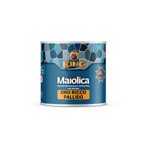 Q.TA' 6 SMALTO MAIOLICA ORO RICCO PALLIDO 100 G