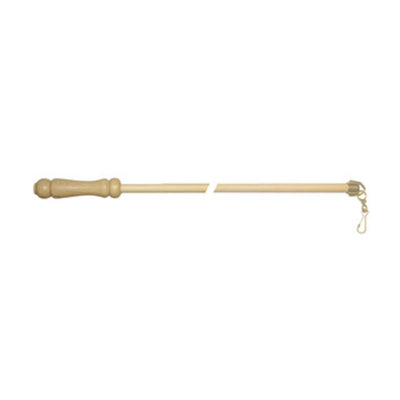 Q.TA' 1 FRUSTA IN LEGNO P/TENDA 125 CM NATURALE