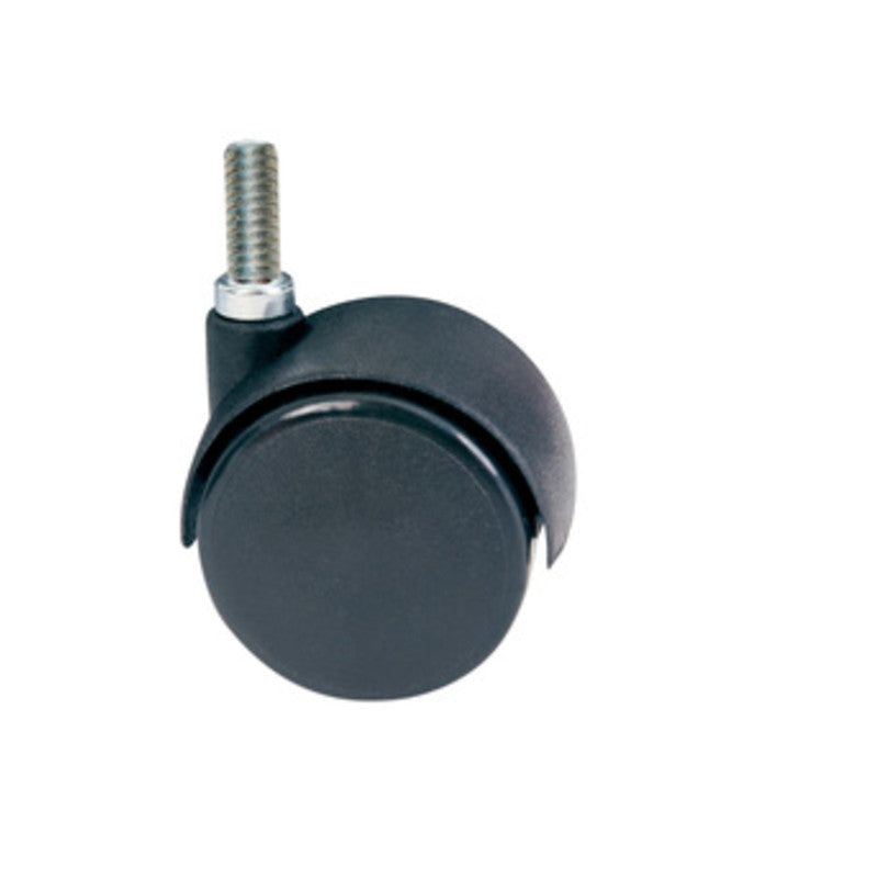 Q.TA' 4 RUOTA NYLON GEMELLARE D 50 MM PERNO 8MAX12 MM*