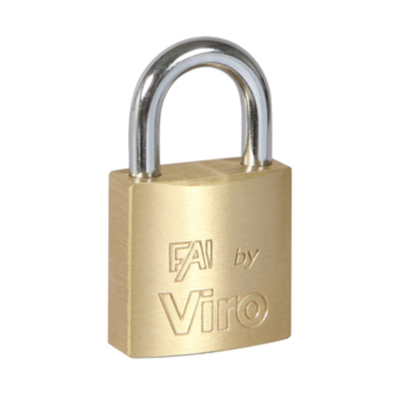 Q.TA' 12 VIRO 552 LUCCHETTO FAI ARCO 25MM OTTONE