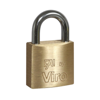Q.TA' 12 VIRO 553 LUCCHETTO FAI ARCO 30MM OTTONE