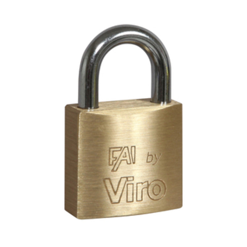 Q.TA' 12 VIRO 553 LUCCHETTO FAI ARCO 30MM OTTONE