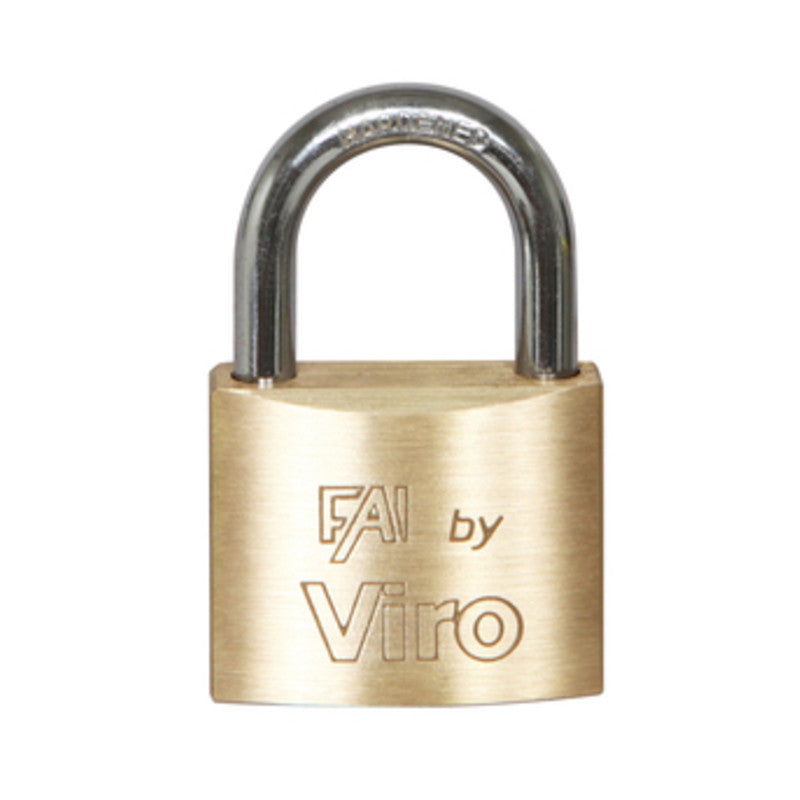 Q.TA' 12 VIRO 554 LUCCHETTO FAI ARCO 40MM OTTONE