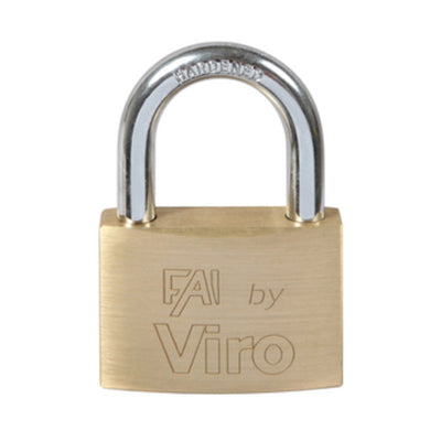 Q.TA' 6 VIRO 556 LUCCHETTO FAI ARCO 60MM OTTONE
