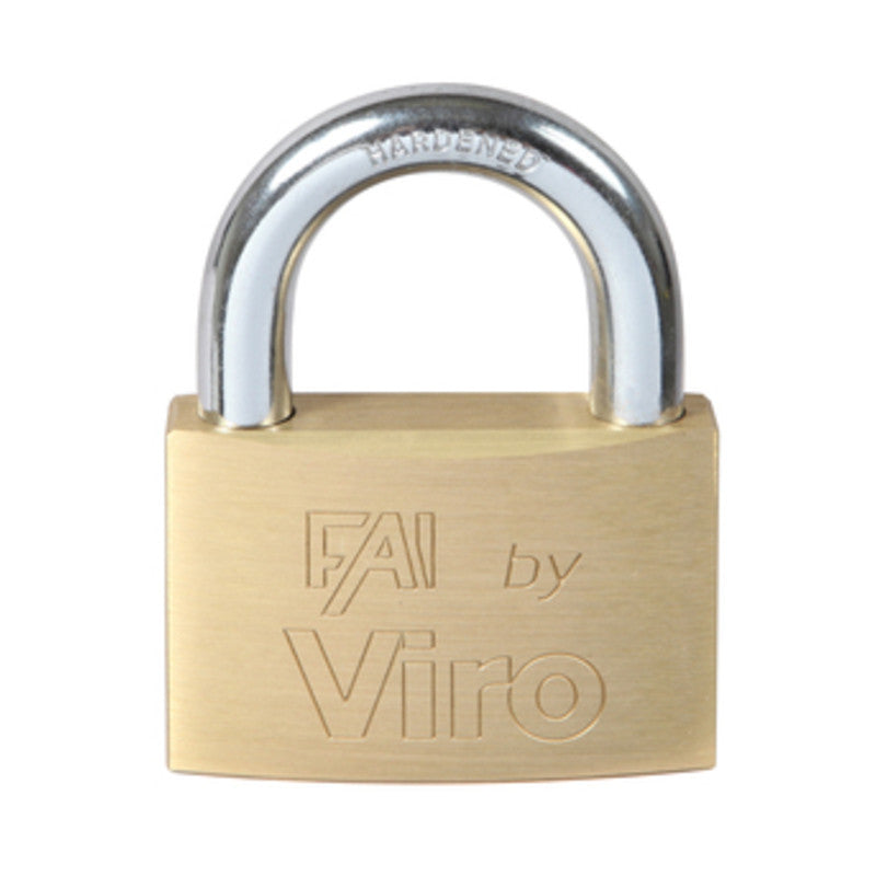 Q.TA' 6 VIRO 557 LUCCHETTO FAI ARCO 70MM OTTONE