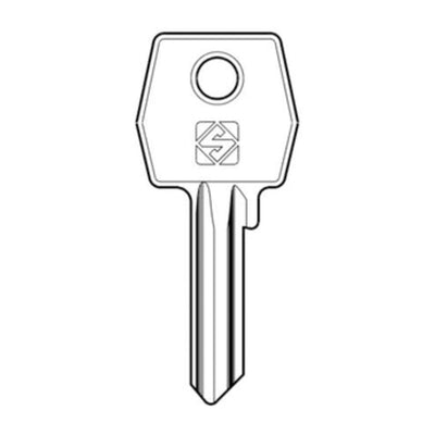 Q.TA' 10 SILCA AGB3 CHIAVE PROFILO OTTONE