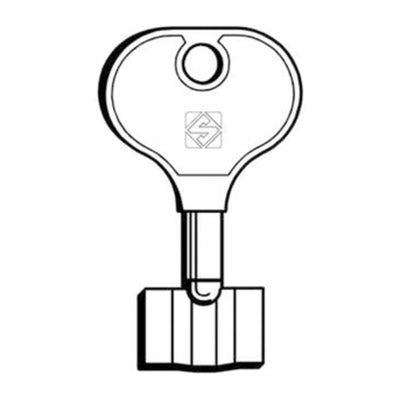 Q.TA' 5 SILCA 5PT5 CHIAVE POMPA OTTONE