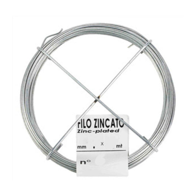 Q.TA' 30 MATASSINA FILO ZINCATO N.14 D 2,2 MM 7 M