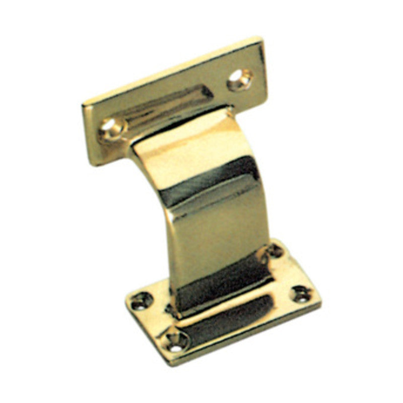 Q.TA' 20 SUPPORTO CORRIMANO LEGNO IN OTTONE LUCIDO**