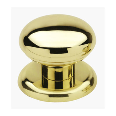 Q.TA' 4 POMOLO OTTONE GIOVE D 70 MM LUCIDO VERNICIATO