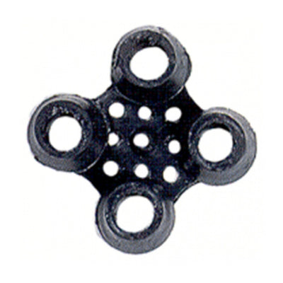 Q.TA' 10 GIUNZIONI P/ZERBINO ROBUSTUS PVC NERO