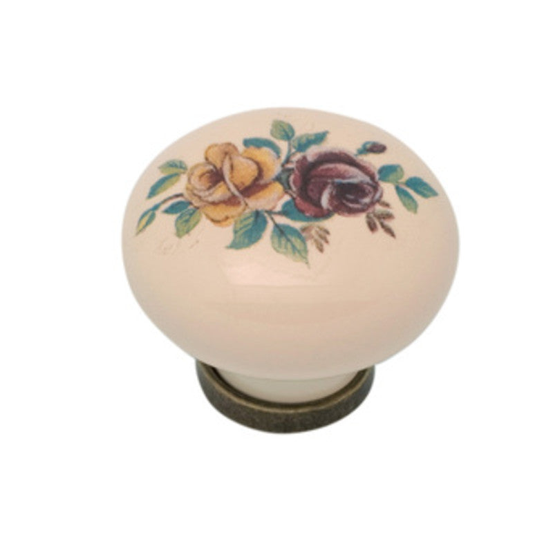 Q.TA' 25 POMOLO PORCELLANA TONDO C/BASE F/ 1 31X26 MM