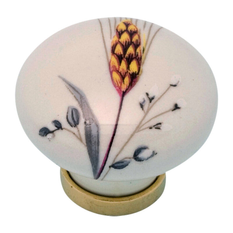 Q.TA' 25 POMOLO PORCELLANA TONDO C/BASE F/ 4 31X26 MM