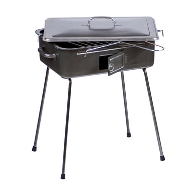 Q.TA' 1 BARBECUE IN LAMIERA FORNACETTA RETTANGOLARE