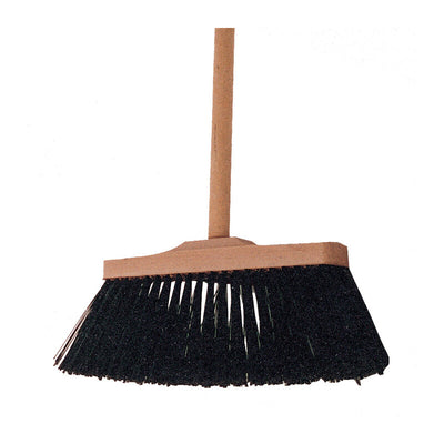 Q.TA' 10 SCOPA INDUSTRIALE 27 CM SUPPORTO LEGNO S/MANICO