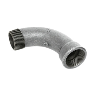 Q.TA' 10 CURVA M F GHISA ZINCATA D 1/2 1
