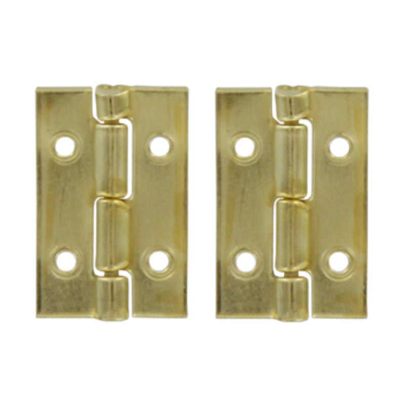 Q.TA' 100 CERNIERA ACCIAIO OTTONATO 10 X 15 MM**