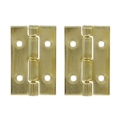 Q.TA' 100 CERNIERA ACCIAIO OTTONATO 10 X 15 MM**