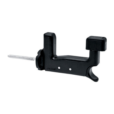 Q.TA' 25 FERMAIMPOSTE IN PLASTICA GRILLO NERO 120 MM