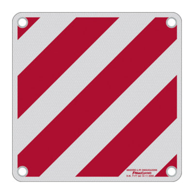 Q.TA' 1 CARTELLO CARICO SPORGENTE ALLUMINIO 50X50 OMOLOGATO