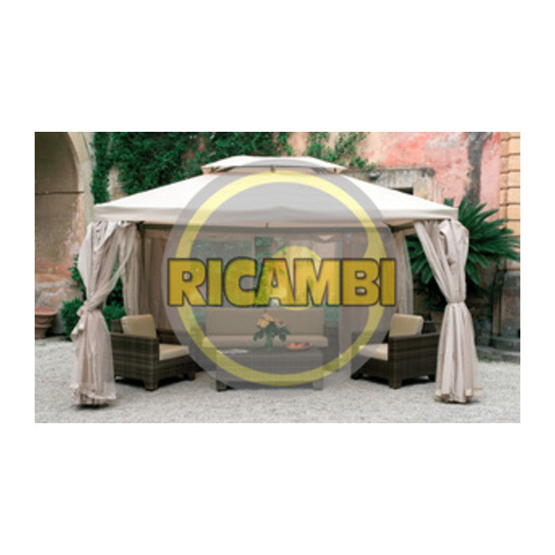 Q.TA' 1 SET 4 TELI LATERALI P/GAZEBO SAHARA/AGADIR 4X4M