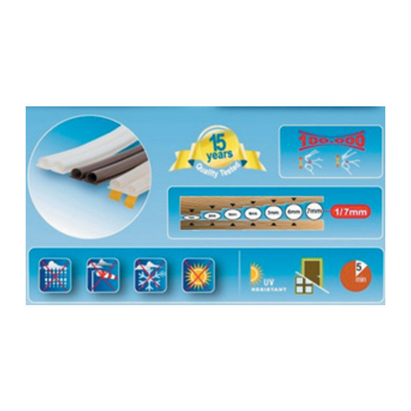 Q.TA' 12 PARAFREDDO UNIVERSALE AL SILICONE 6 M MARRONE