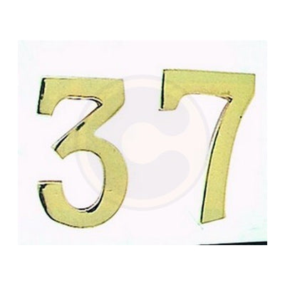 Q.TA' 15 NUMERO CIVICO 1 IN OTTONE 100 MM