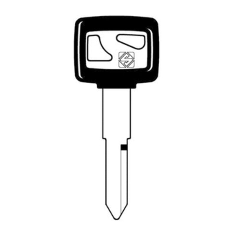 Q.TA' 5 SILCA HON41P CHIAVE AUTO TESTA PLASTICA OTTONE