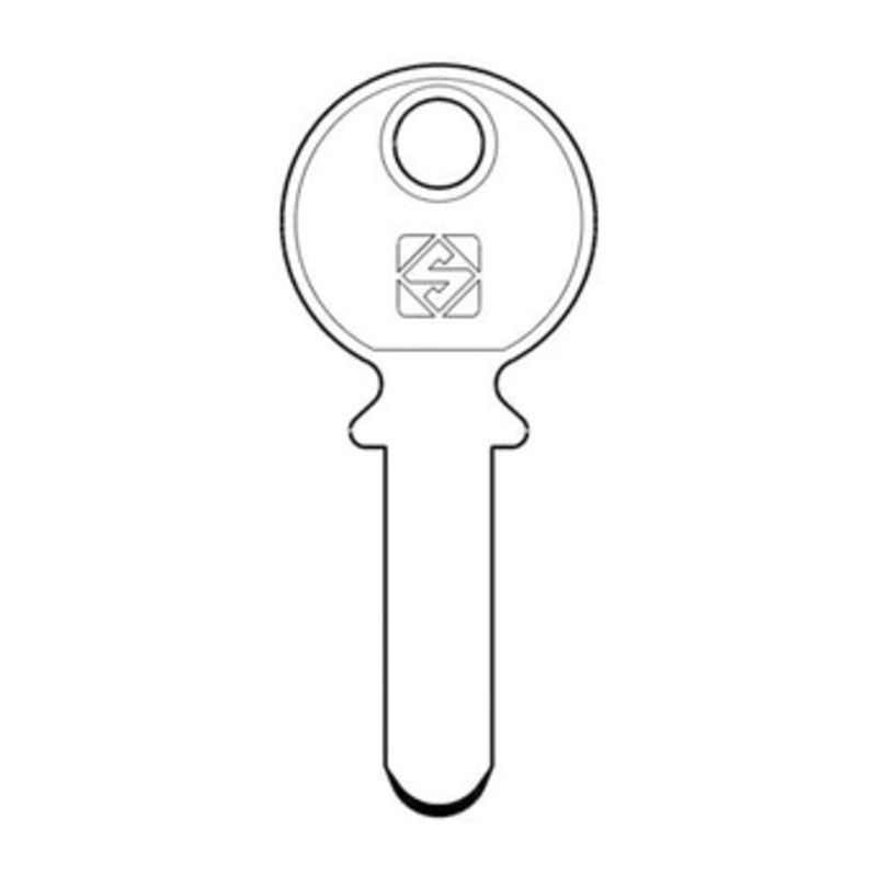 Q.TA' 5 SILCA KA1 CHIAVE PUNZONATA OTTONE