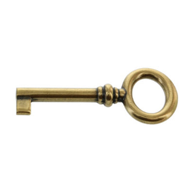 Q.TA' 25 CHIAVE P/MOBILI 33728 29X69 MM ORO VALENZA