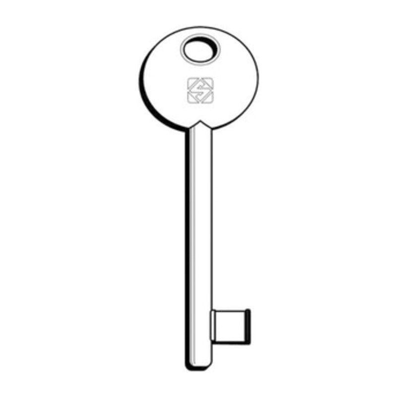 Q.TA' 5 SILCA 6P2S CHIAVE PATENT DISP OTTONATA