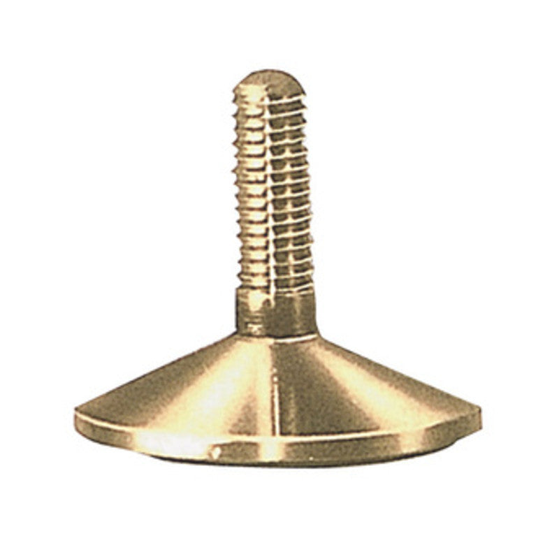 Q.TA' 25 PIEDINO FISSO OTTONE MA10 X D 40 MM*