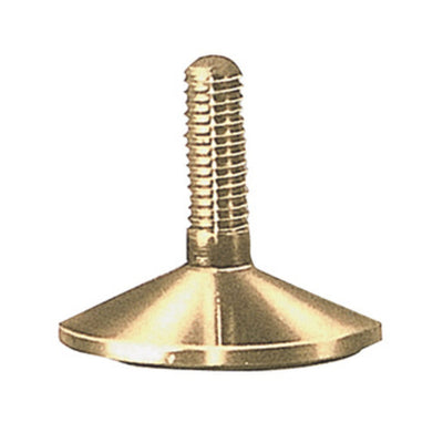 Q.TA' 25 PIEDINO FISSO OTTONE MA10 X D 40 MM*