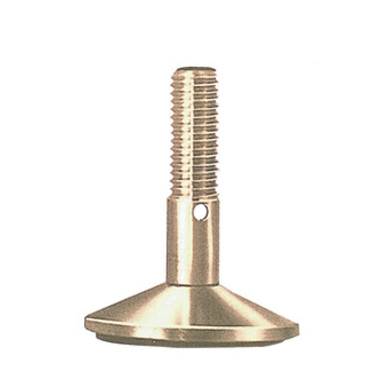 Q.TA' 10 PIEDINO REGOLABILE OTTONE MA12 X D 60 MM