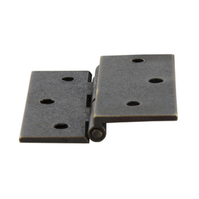 Q.TA' 24 CERNIERA FRESATA 1/2 COLLO OTTONE BRONZ 50X40 MM*